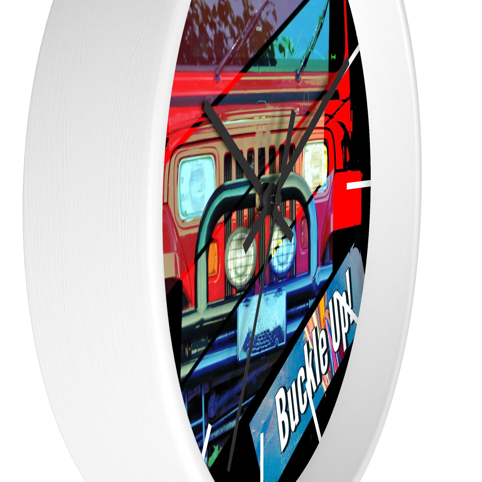Buckle Up!  Four Wheel Drive Wall Clock