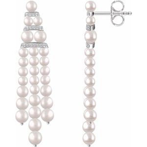 Chandelier Pearl Earrings