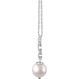 Accented Pearl Necklace