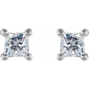 14K White Gold 1/5 CTW Natural Diamond Stud Earrings – image 2