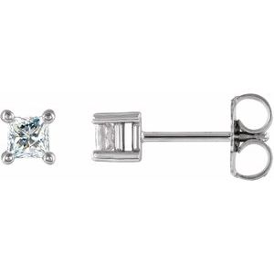 14K White Gold 1/5 CTW Natural Diamond Stud Earrings