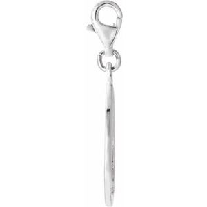 Sterling Silver Heart U Back™ Unconditional Love Paw Charm/Pendant – image 2