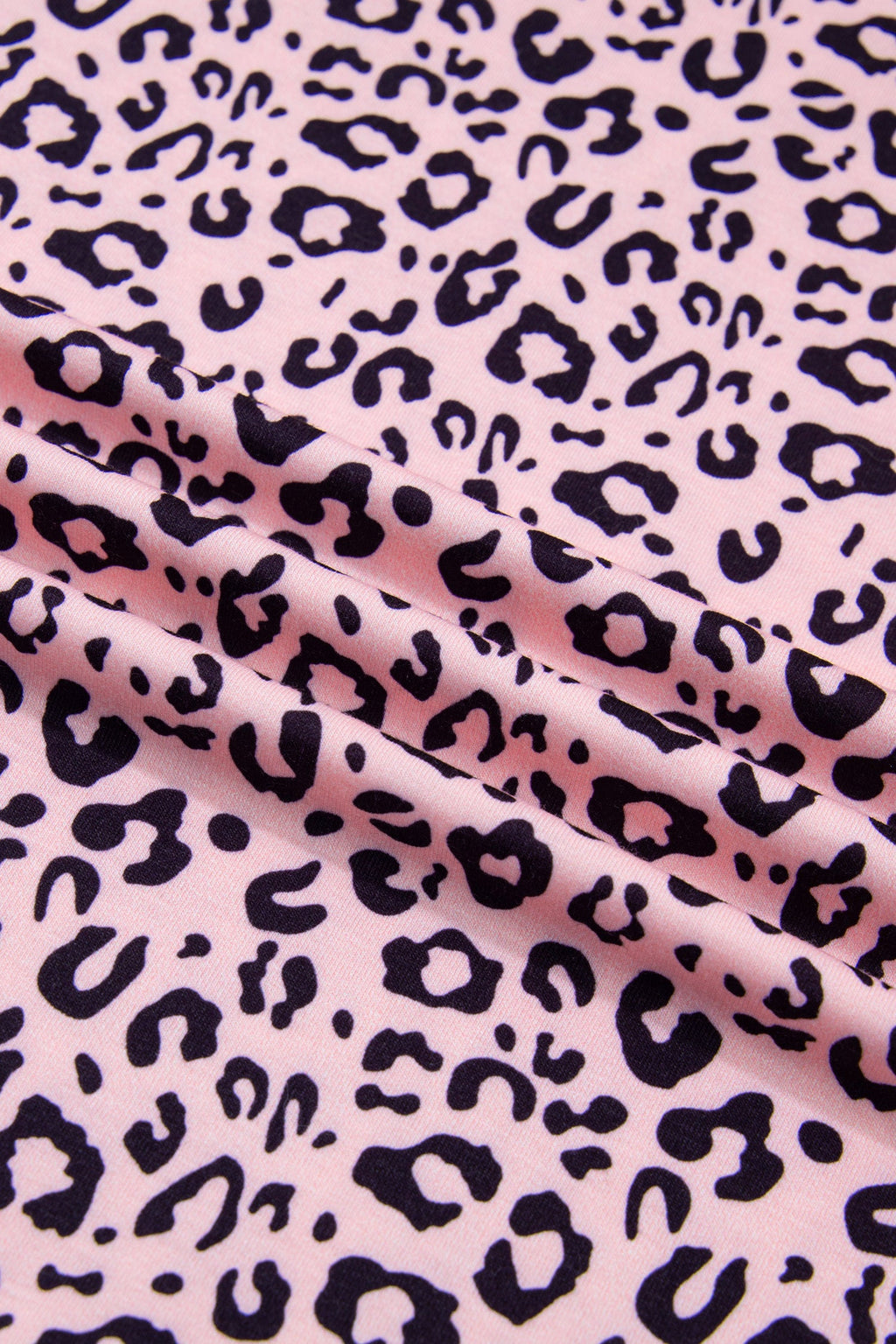 Plus Size Leopard Stripe Contrast Patchwork Tee