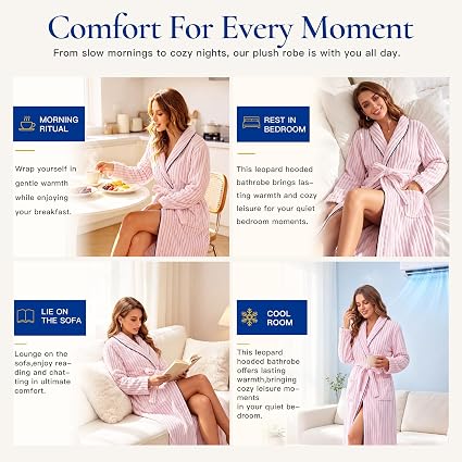 Women's Cozy Luxury Long Soft Bathrobe