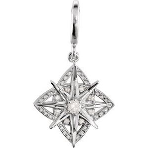 14K Yellow Gold Vintage-Inspired Charm/Pendant Mounting – image 3