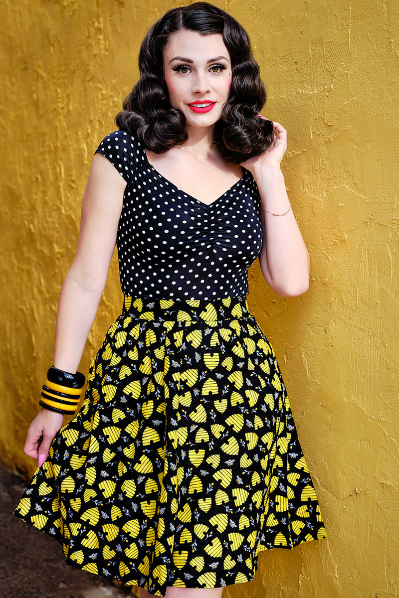 Isabel Top in Polka Dots - 1X only