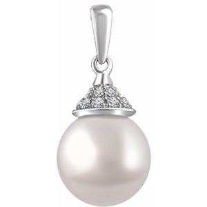 Accented Pearl Pendant
