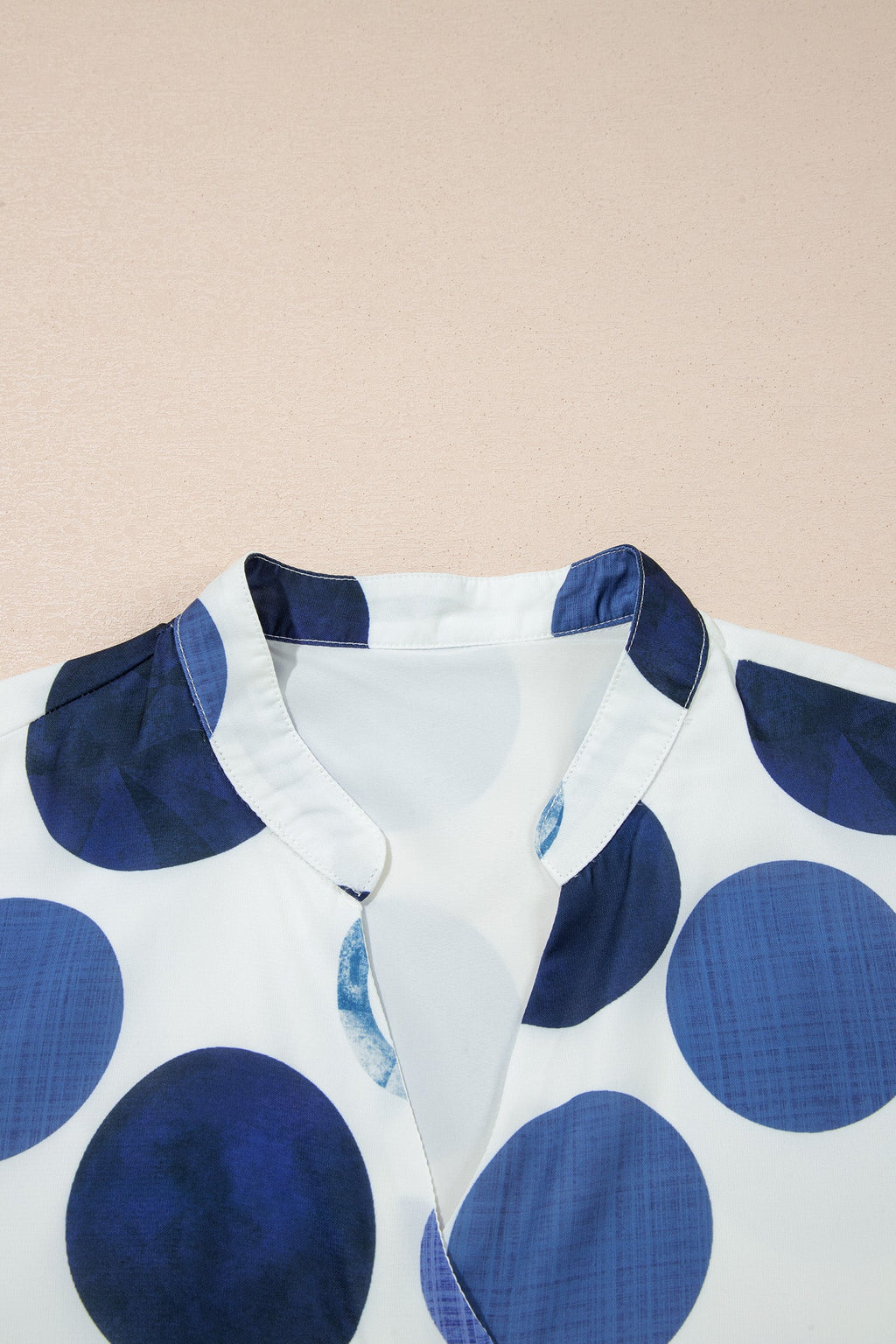 Polka Dot Flounced 3/4 Sleeve Mini Dress
