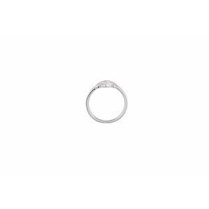 Sterling Silver 1/10 CTW Natural Diamond Filigree Ring
