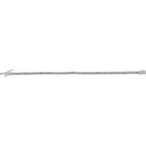14K White Gold 2 3/4 CTW Natural Diamond 7" Line Bracelet
