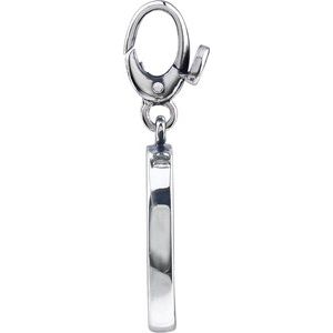 Sterling Silver Compass Charm/Pendant – image 2