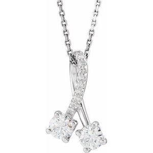 Two-Stone Necklace or Pendant