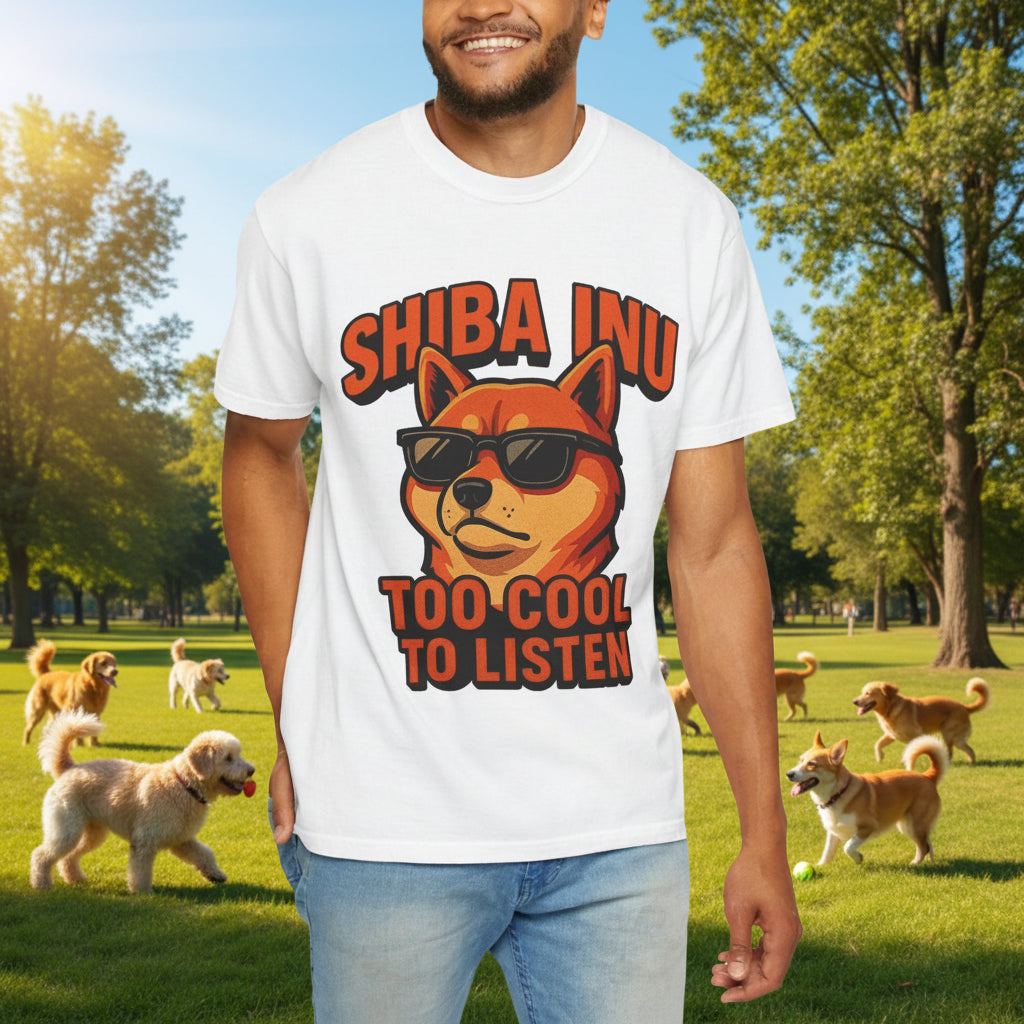 Shiba Inu "Too Cool to Listen" T-Shirt
