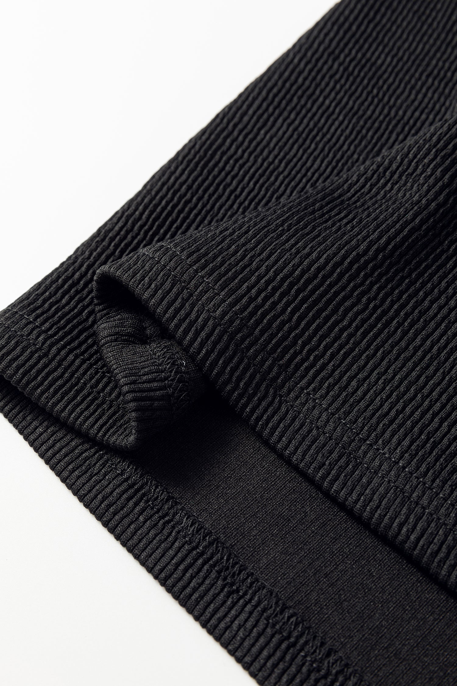Leopard Contrast Ruffle Short Sleeve Ribbed Top