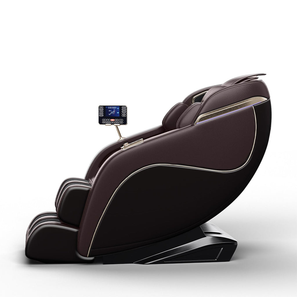 'Luxury Meets Technology! Zero Gravity Massage Chair with SL-Track, Shiatsu, Heated Back & Calves, Foot Rollers, Built-in Speakers & Smart LCD Control – Elevate Your Home or Office Comfort!'