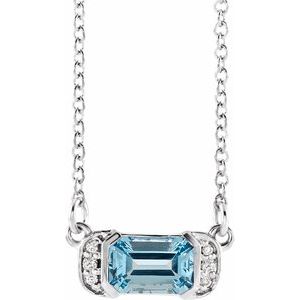 Accented Bar Necklace or Center