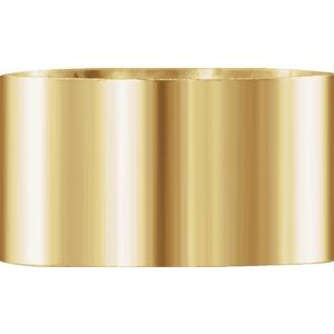 10K Yellow Gold 5 mm Round Bezel Setting