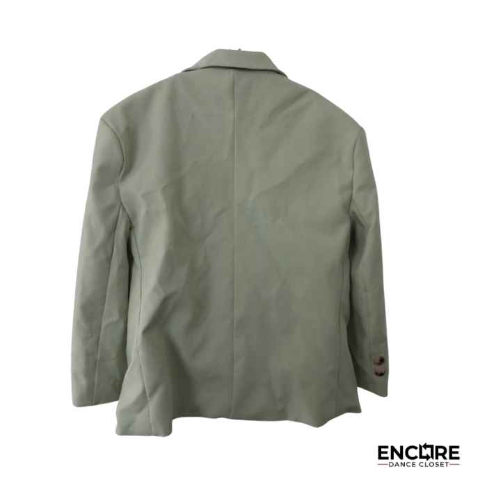 Mint Blazer Pedestrian Look