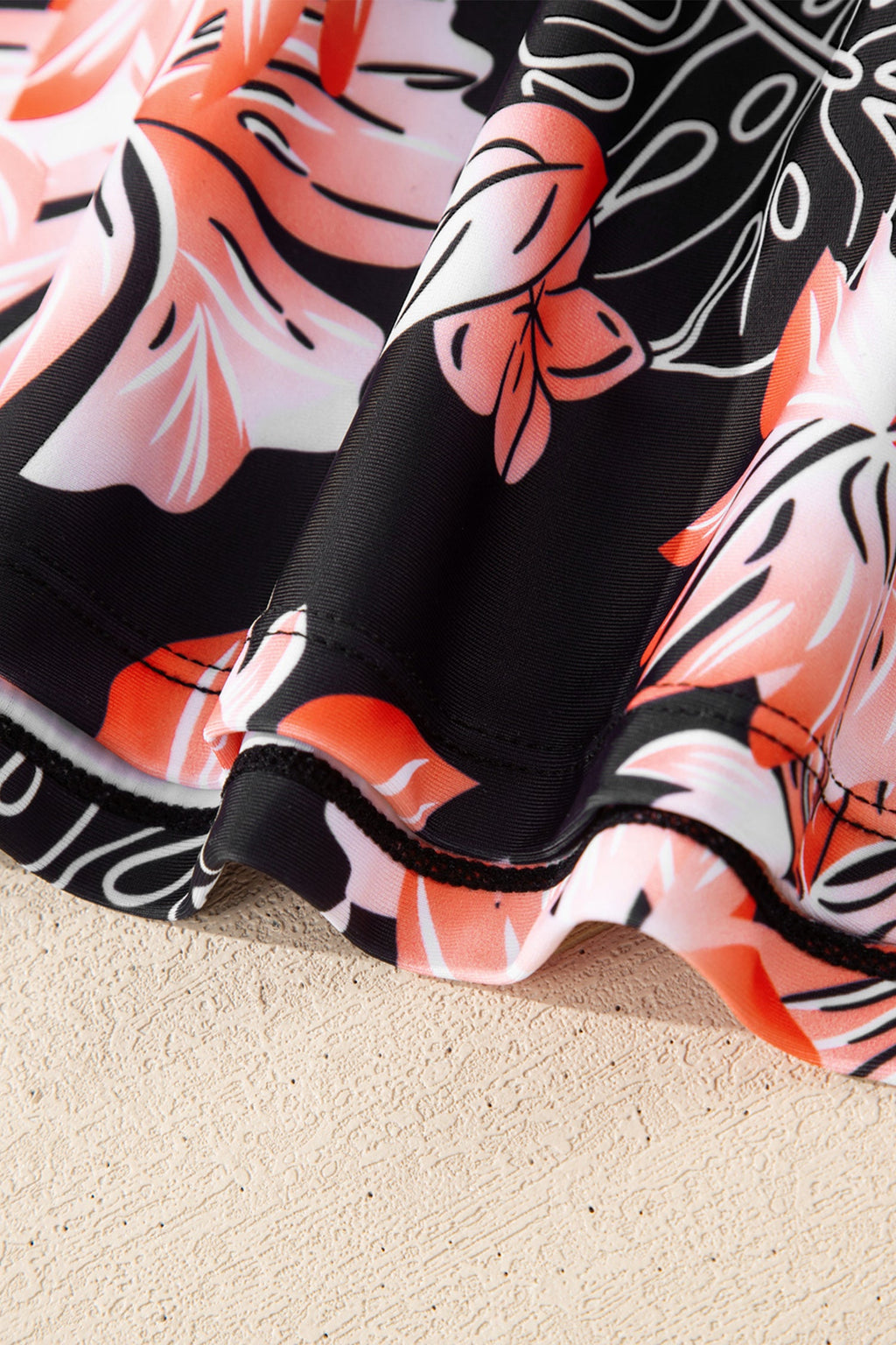 Colorblock Tankini Top and Skort Swim Set