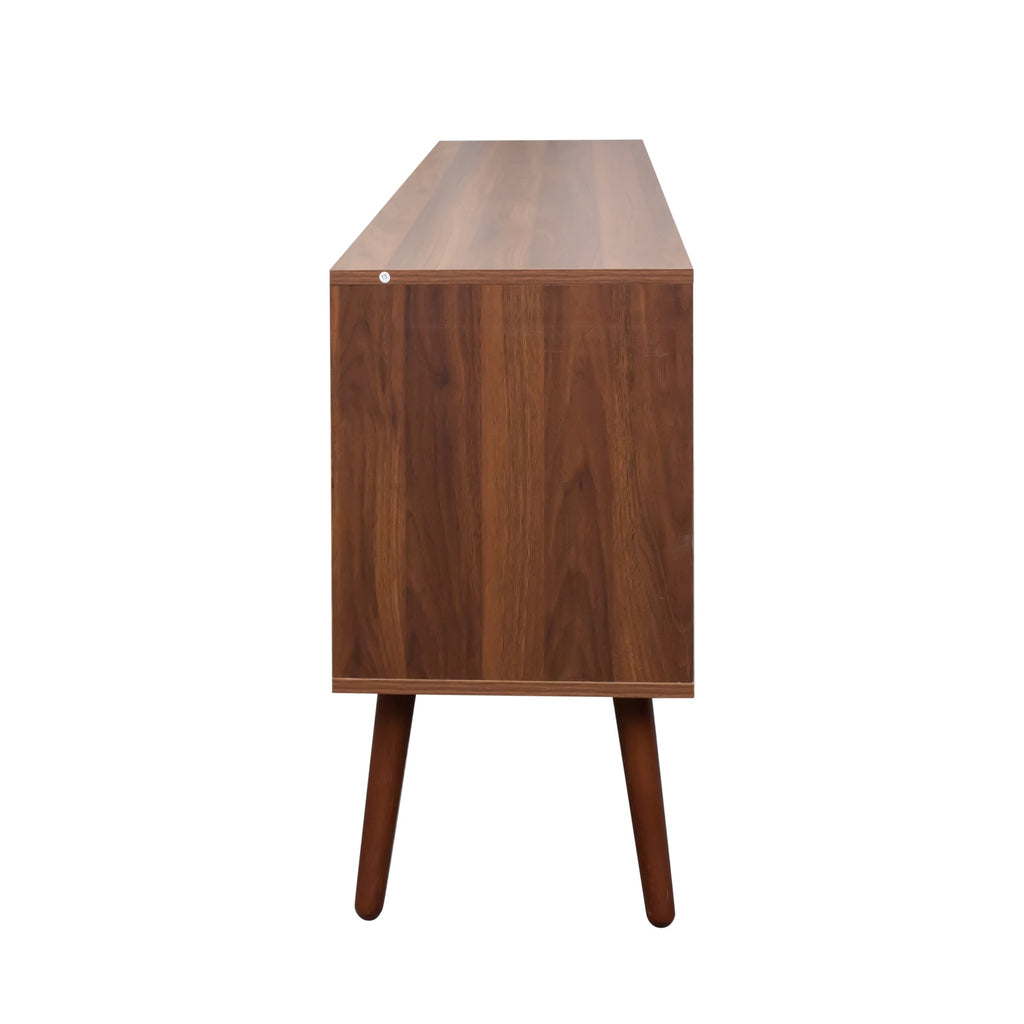 TV Stand Use in Living Room Furniture with 1 storage and 3 shelves Cabinet