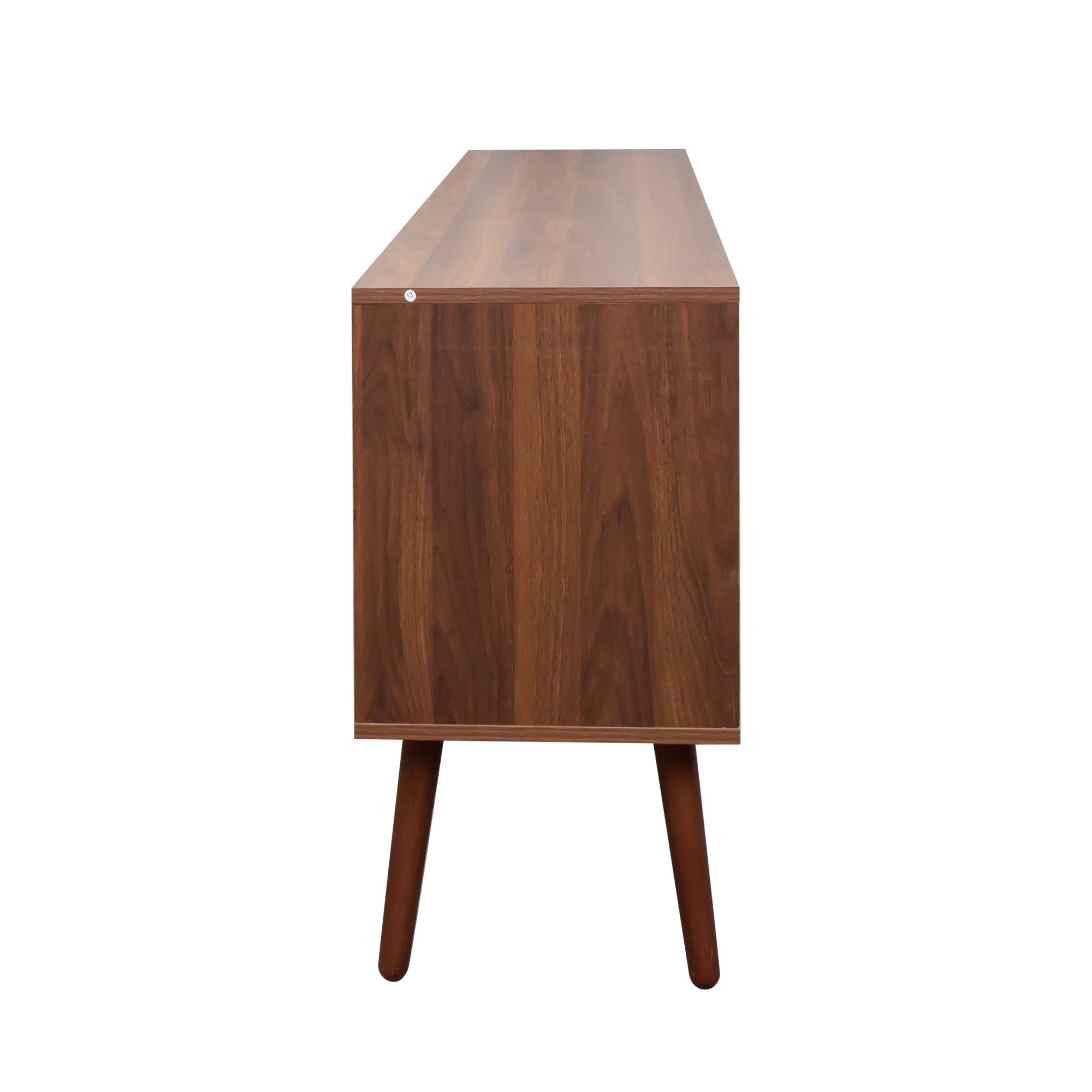 TV Stand Use in Living Room Furniture with 1 storage and 3 shelves Cabinet