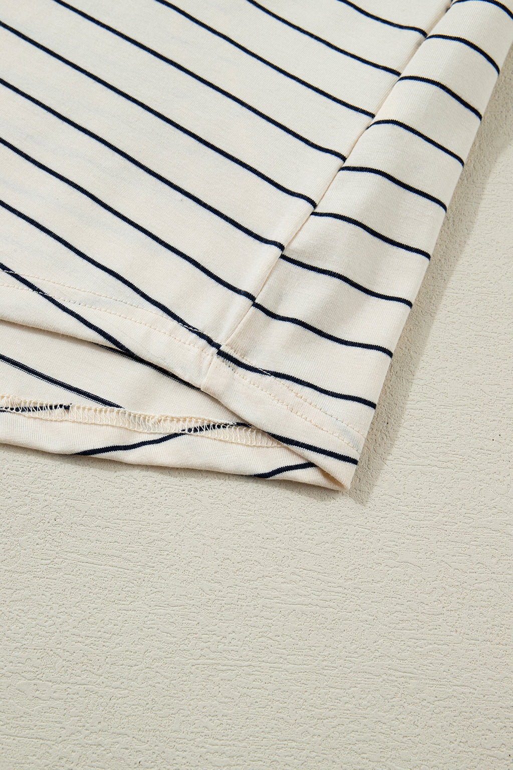 Stripe Drawstring Tunic Tank Mini Dress w/ Pockets
