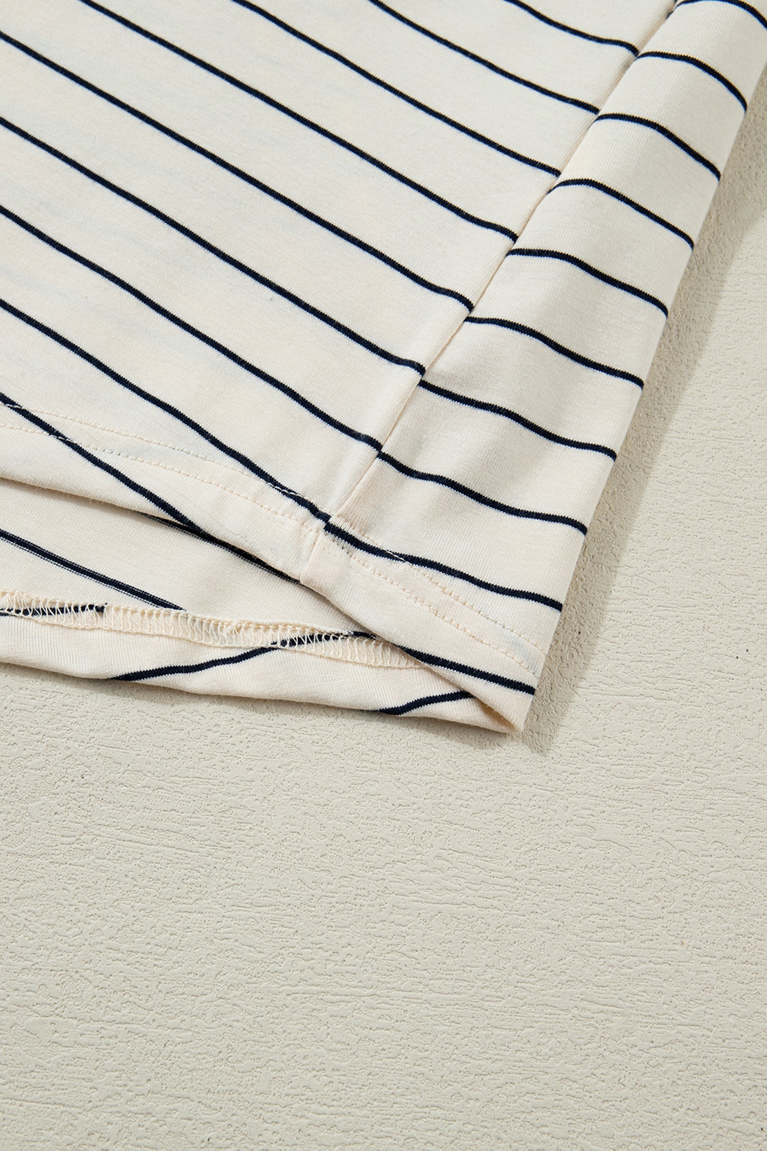 Stripe Drawstring Tunic Tank Mini Dress w/ Pockets