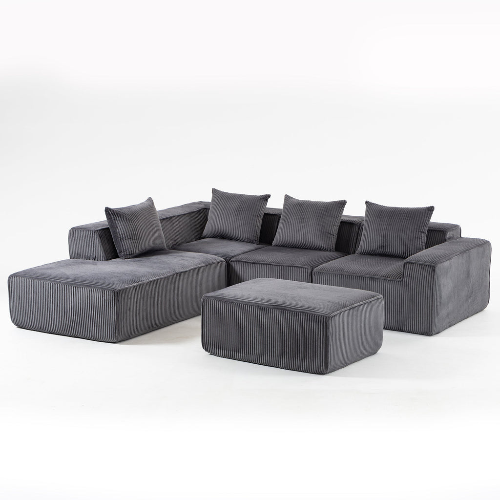 Multi person modular compression sofa that can be freely combined-33005-5
