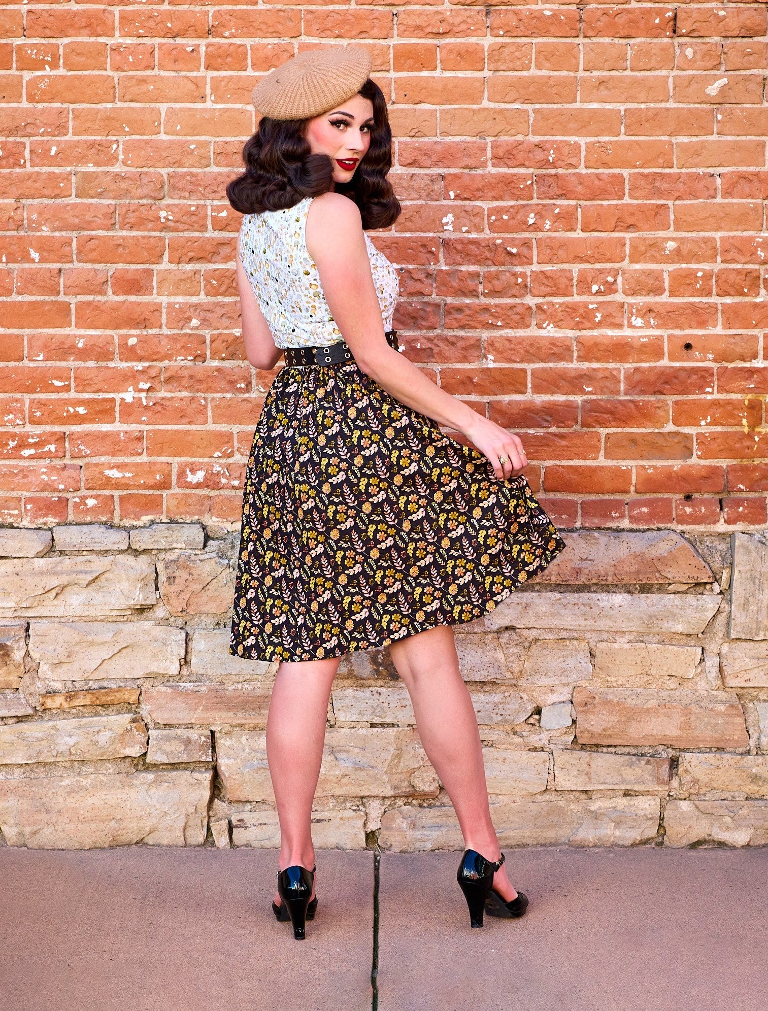 Snailing Along Twofer Dress - Plus Sizes only