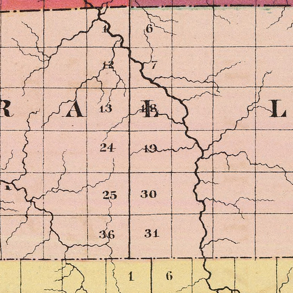 Vintage Map of Charlevoix County, Michigan 1873