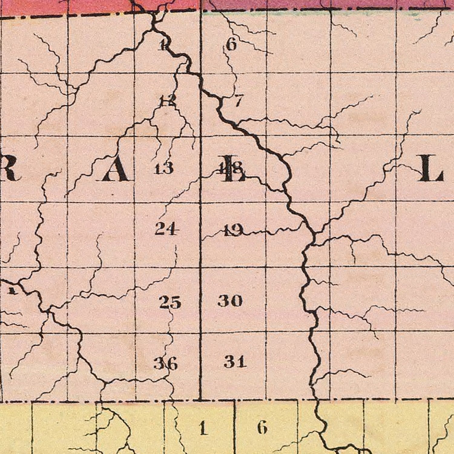 Vintage Map of Charlevoix County, Michigan 1873