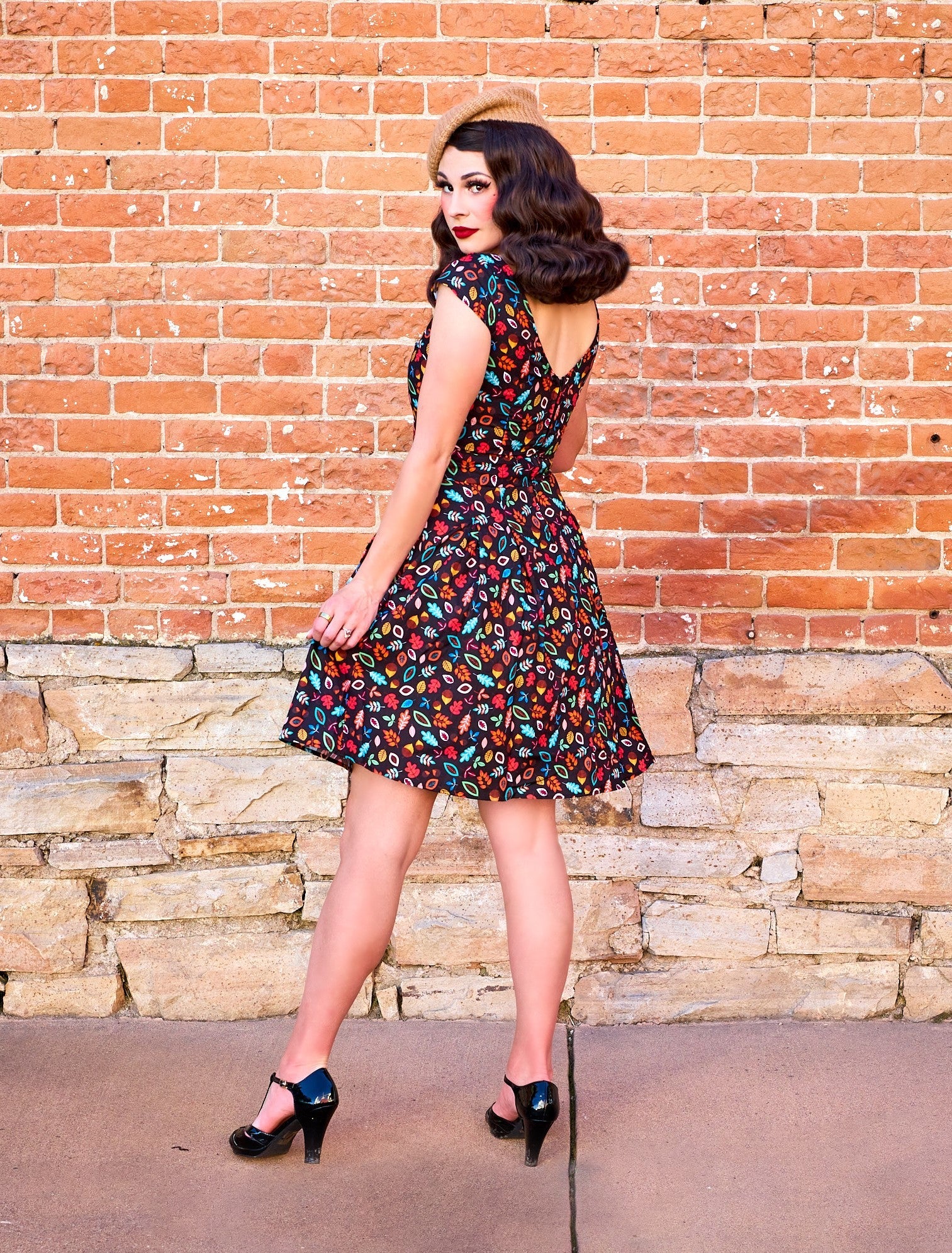 Leaves & Acorns Margaret Dress