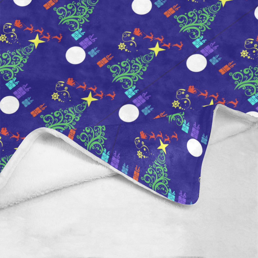 Magical Santa Sleigh Ultra-Soft Micro Fleece Blanket 50" x 60" (Made in USA)