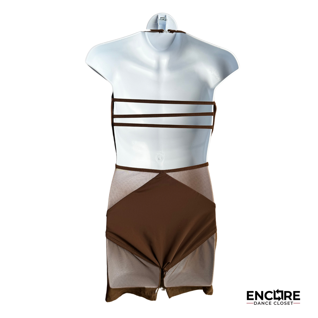 Custom Brown Jili Biketard
