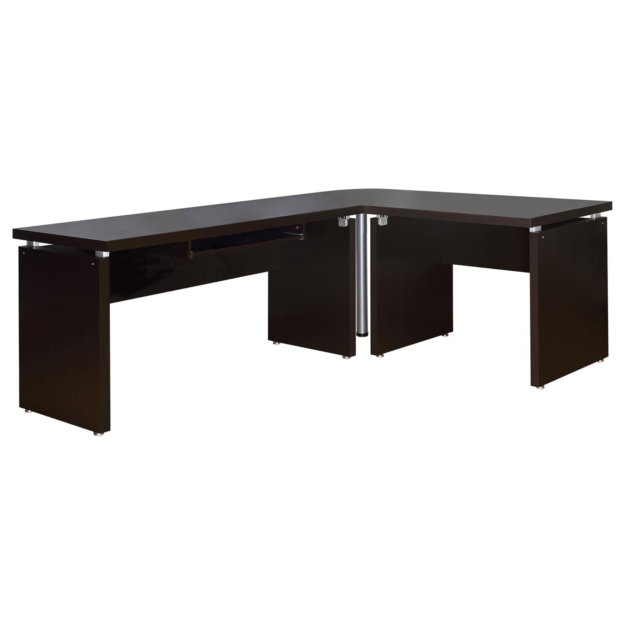 Cappuccino Floating Top Computer Desk