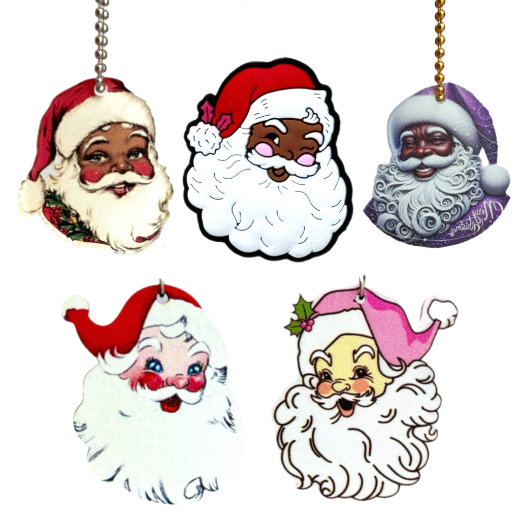 Vintage Santa Charm- Tumbler Handle Charm