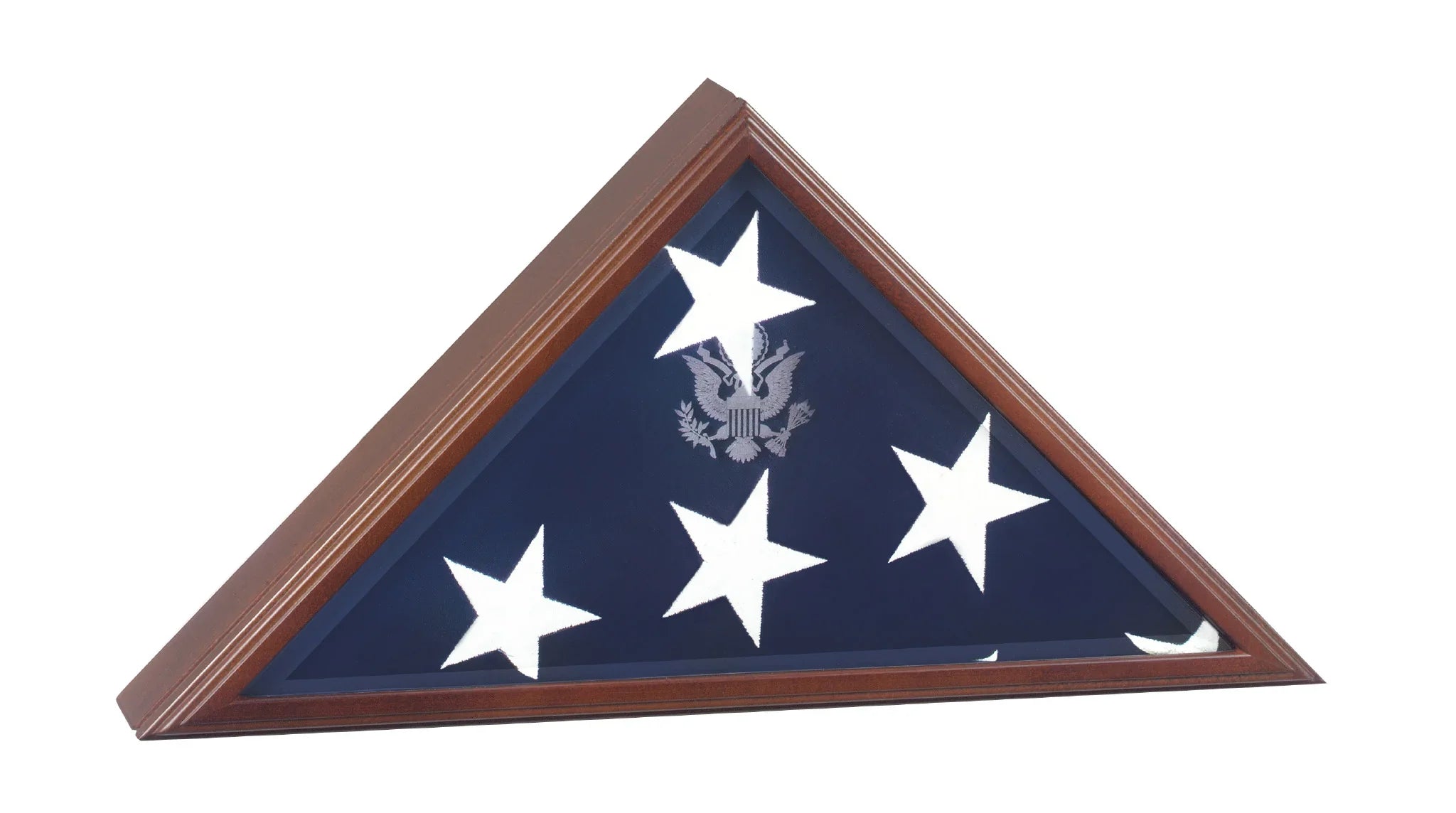 Memorial Flag Case, Burial Flag Boxes comes complete with wall hardware