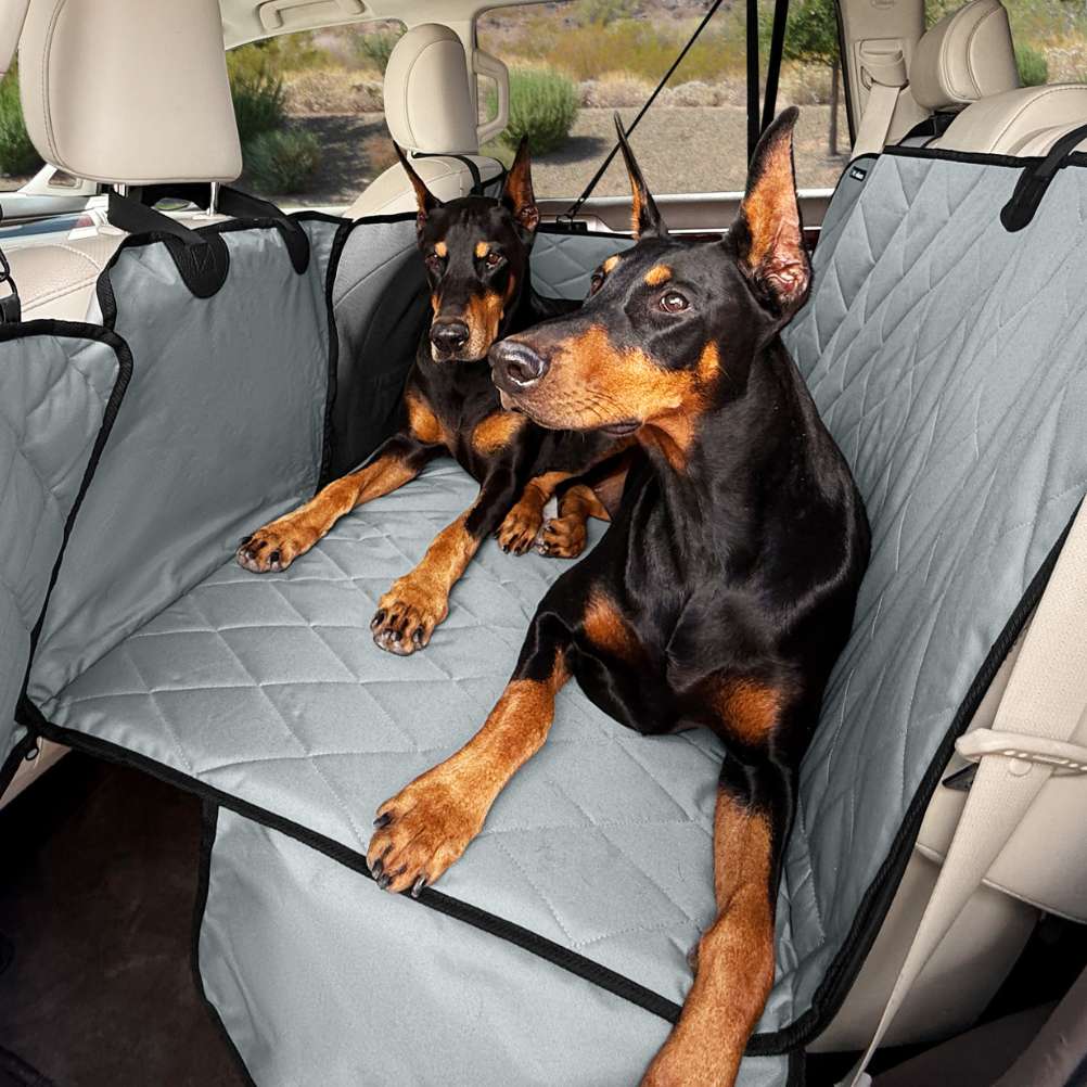4Knines Hard Bottom Extender Car Seat Cover for Dogs - XL