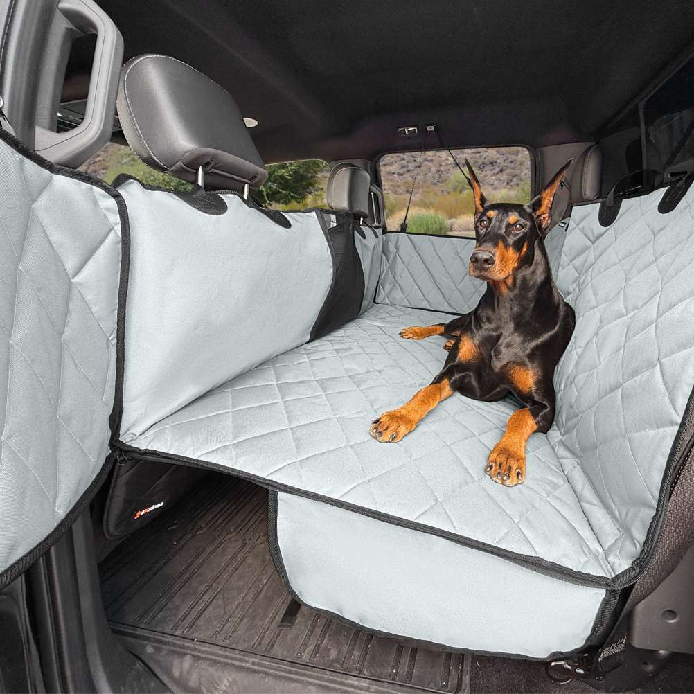 4Knines Hard Bottom Extender Car Seat Cover for Dogs - Regular