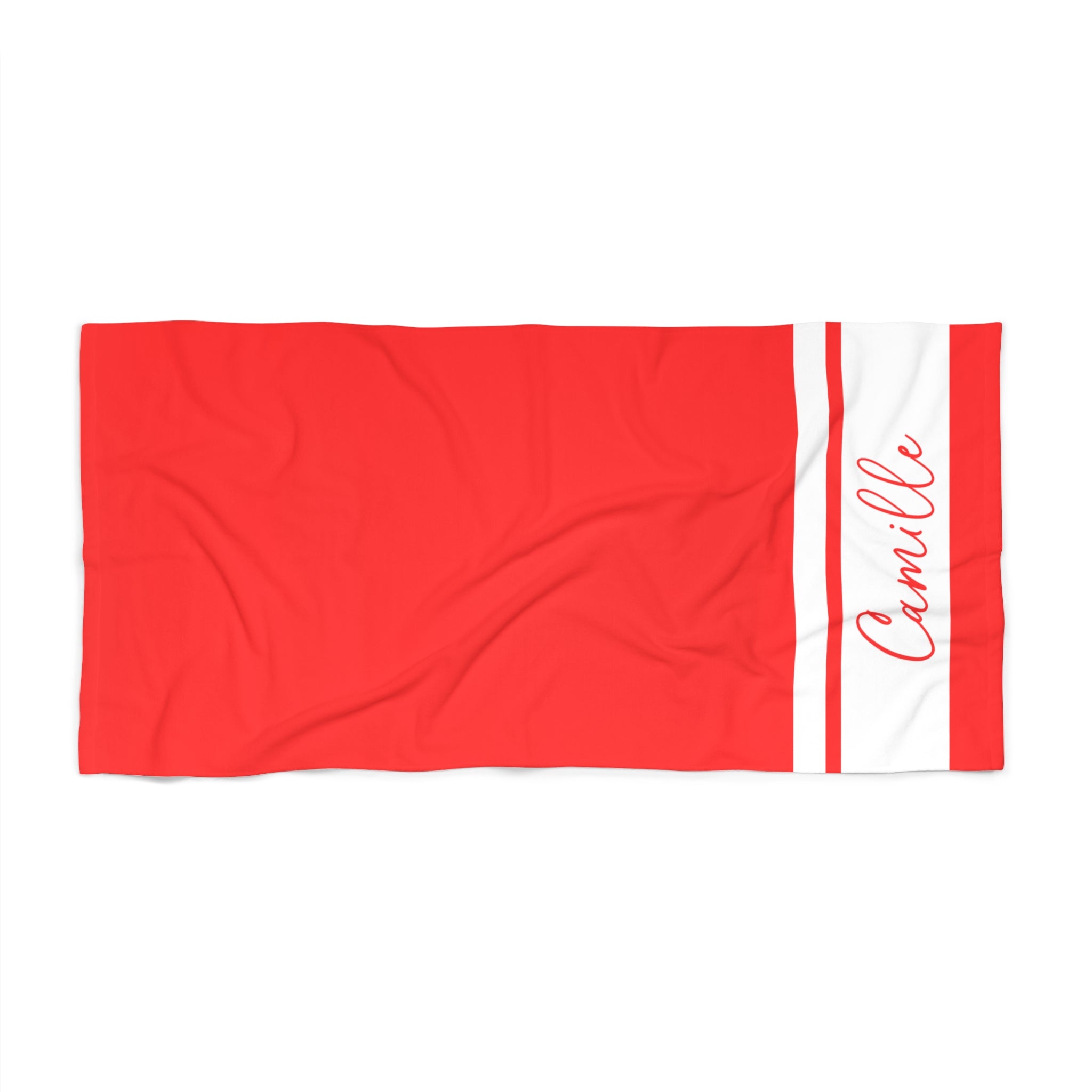Custom Solid Beach Towel