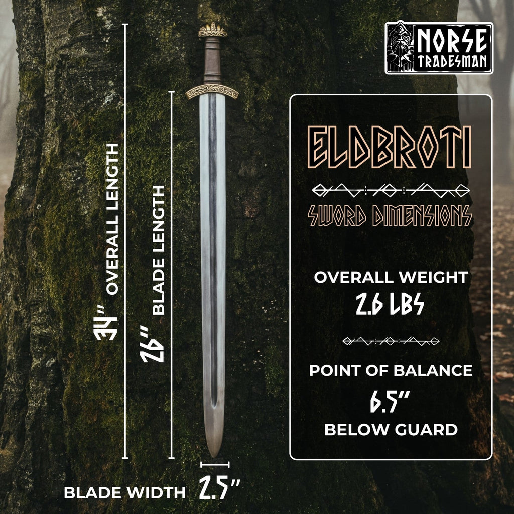 Viking Sword "Eldbroti" – Spring Steel Replica