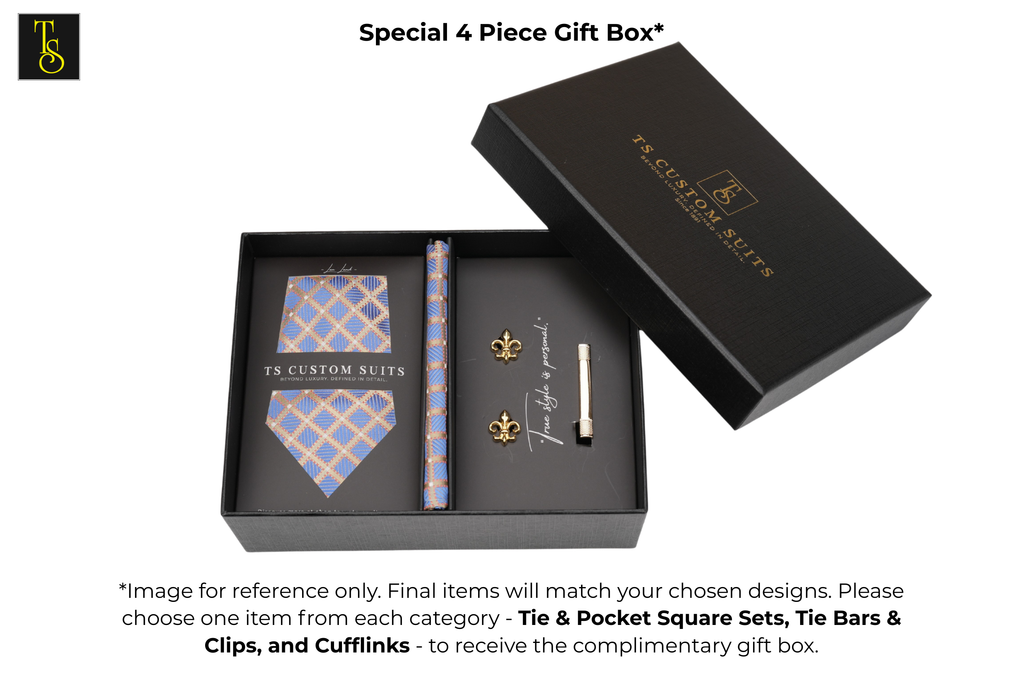 Silver & Gold Accent Tie Bar