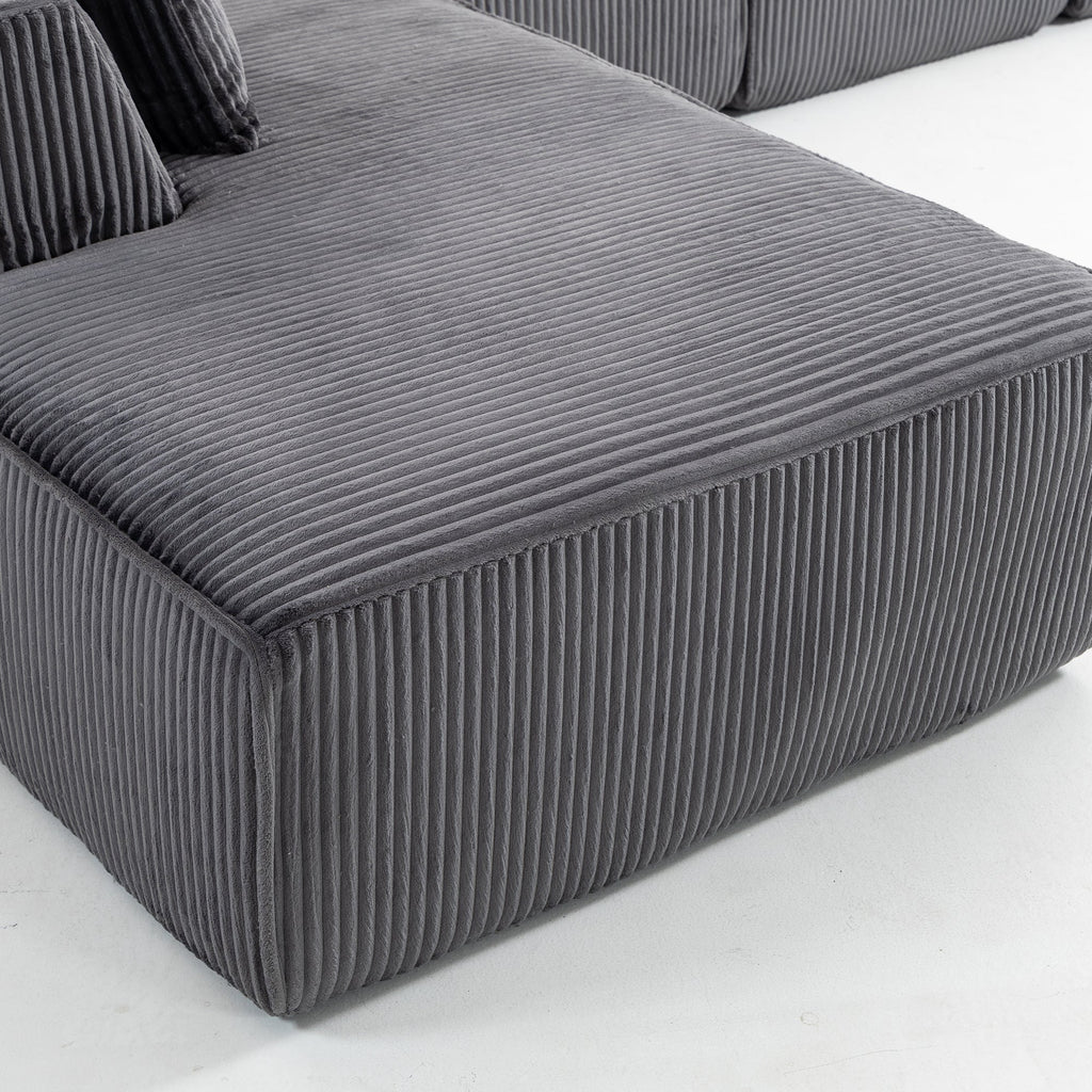Multi person modular compression sofa that can be freely combined-33005-5