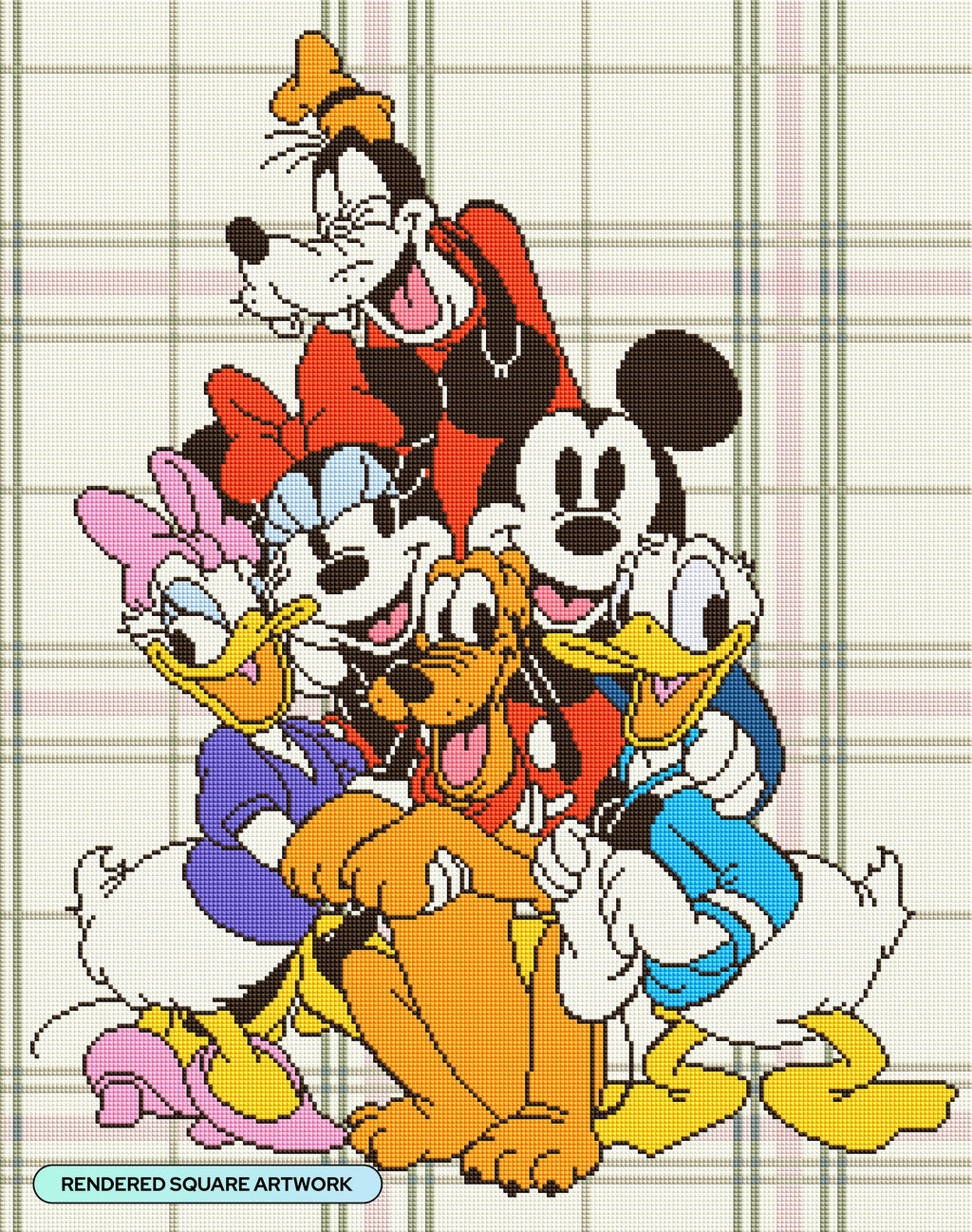 Diamond Art Club – True Pals Licensed Disney Diamond Painting (Square Drill, 22" x 28")