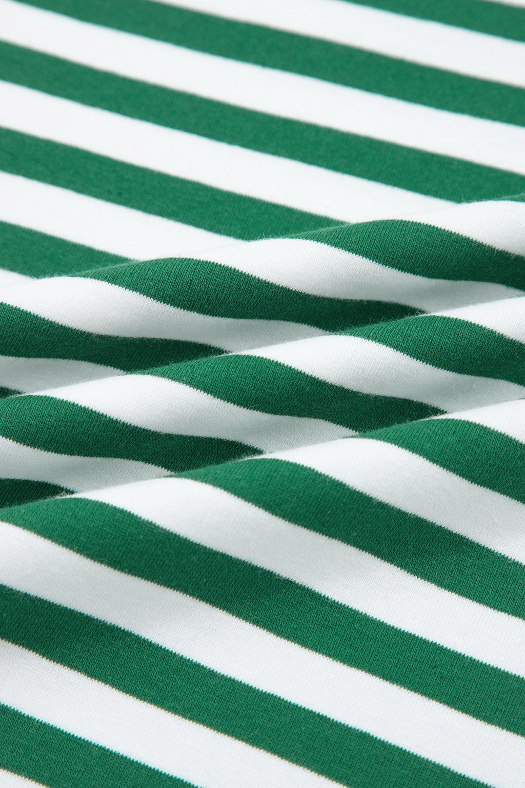 Stripe Terry Knit Top & Shorts Set