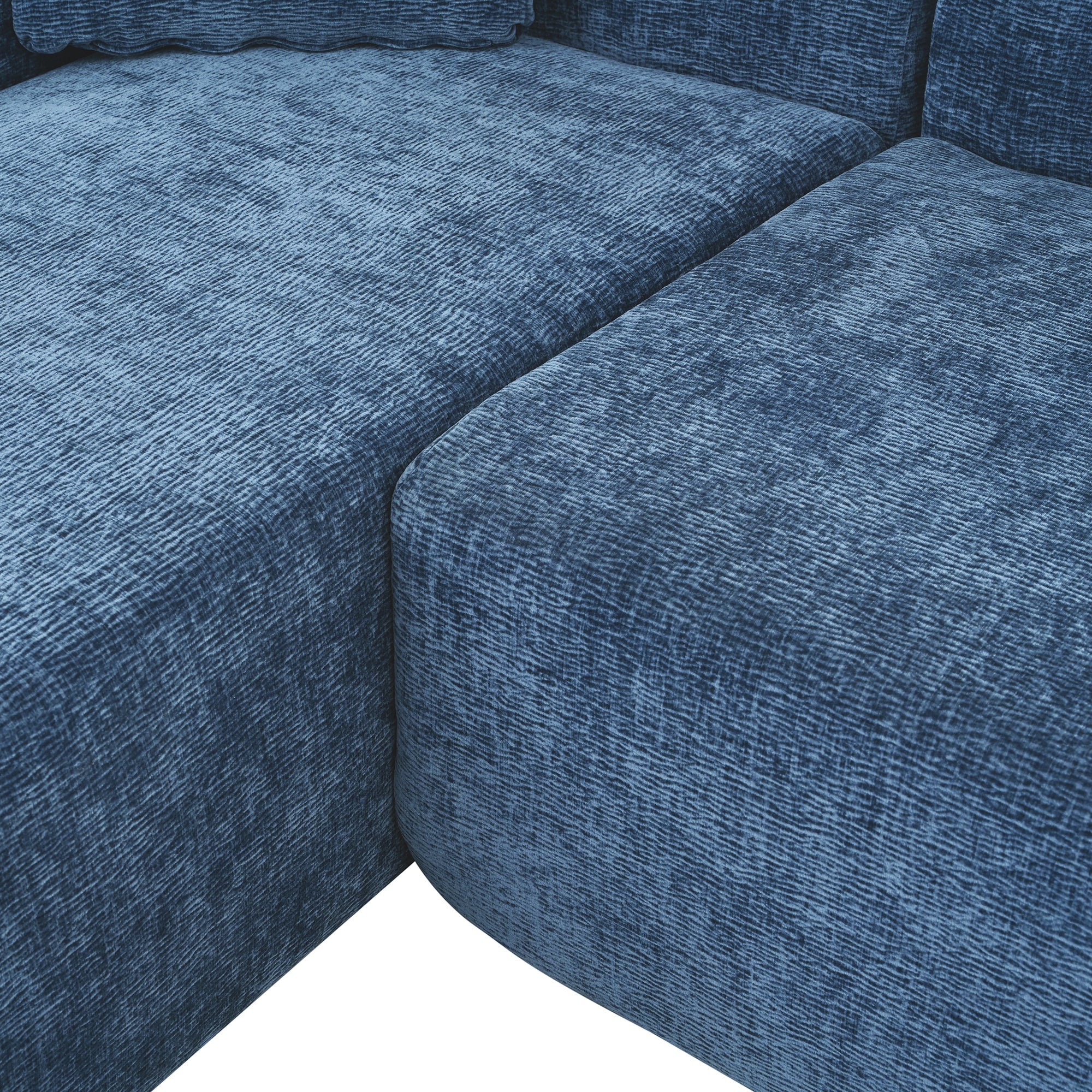 U_Style Modern Large L-Shape Modular Sectional Sofa for Living Room, Bedroom, Salon, 2 Piece Free Combination, Simplified Style(old sku:WY000356AAC)