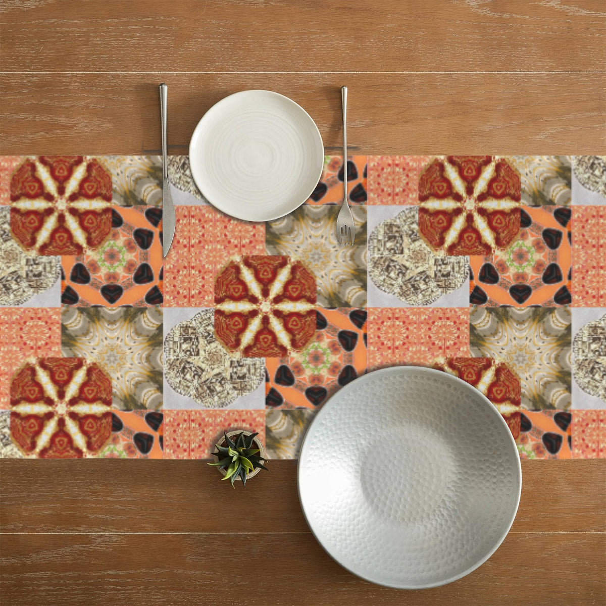 Heritage Revival Quilt Design Table Runner - 72" x 13"