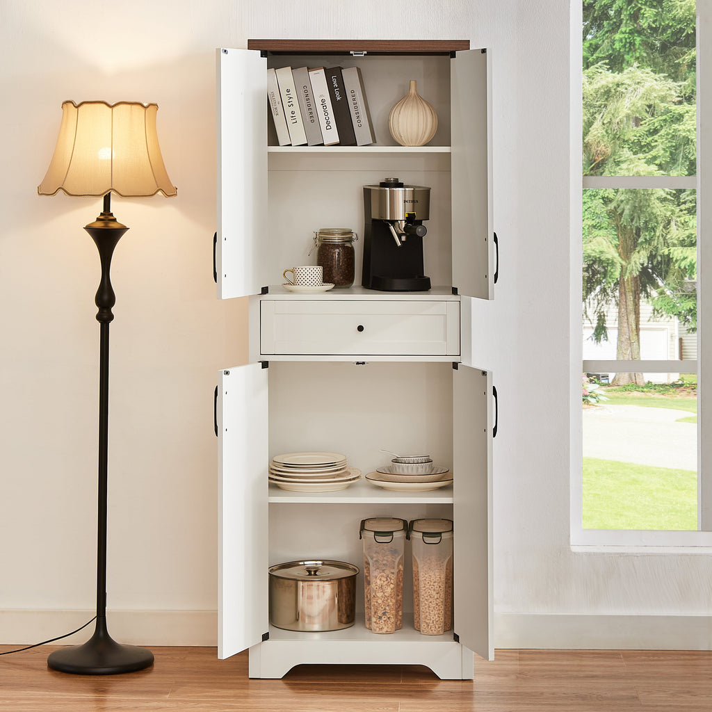 68'high living room sideboard, multi-functional combination TV cabinet sideboard, large capacity storage cabinet, can be used in living room, bedroom,office area,  23.7''L x 15.0''W x 68''H
