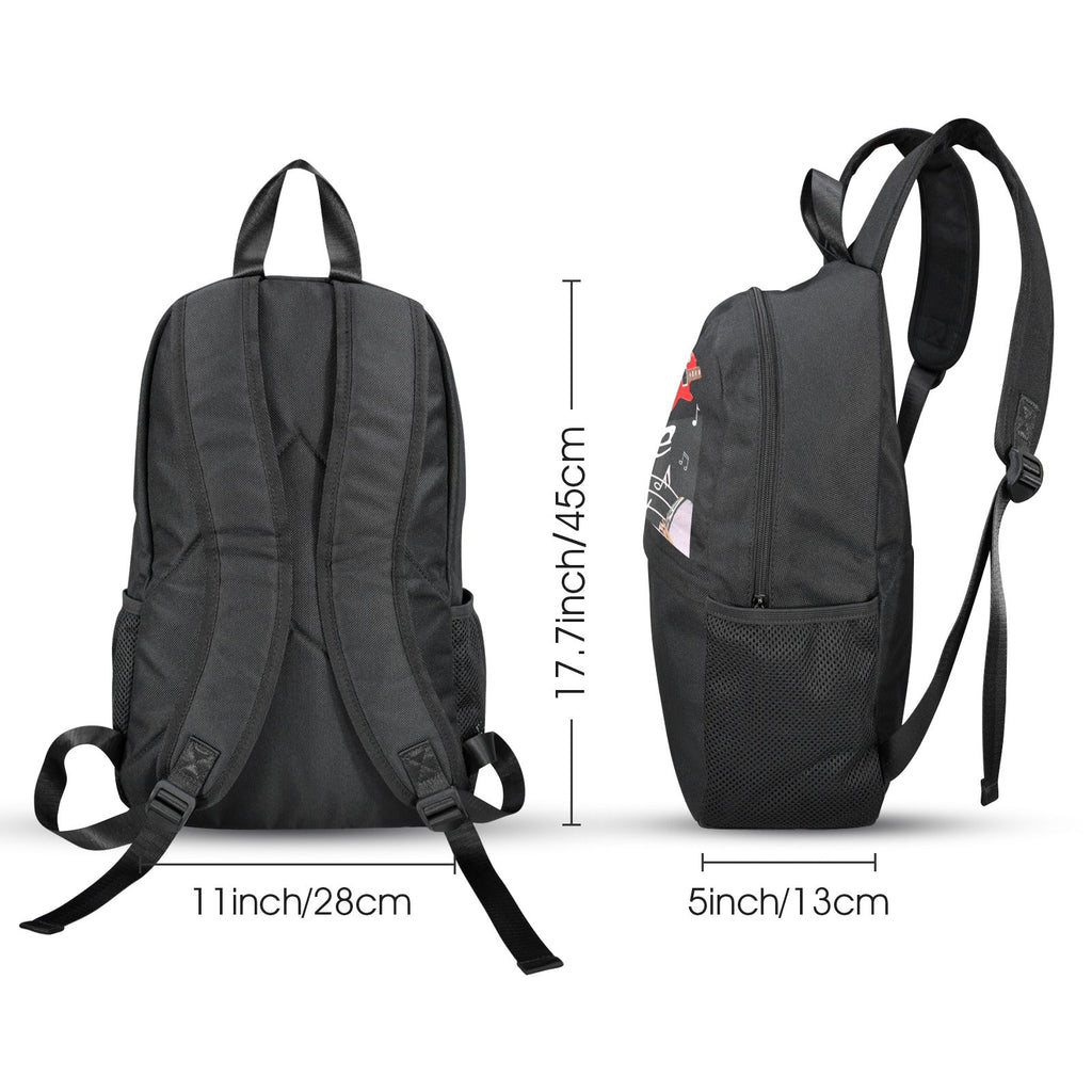 Crank Up the Volume Casual Backpack | Upper Part Printing
