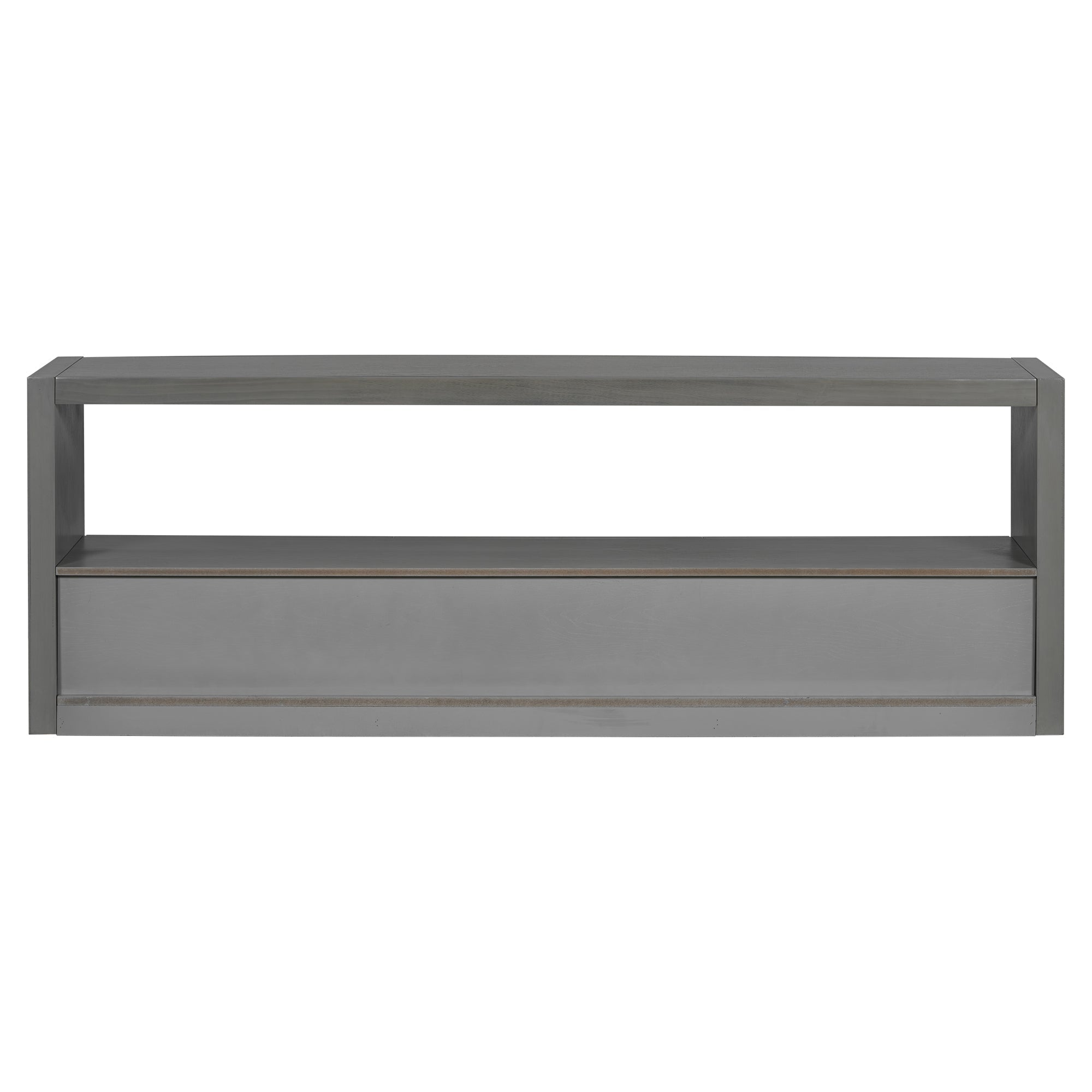 Mirod Stylish TV Stand with Ample Storage,Classic Design with Three Drawers and Spacious Surface,Minimalist Metal Handles,Versatile as TV Console or Side Cabinet